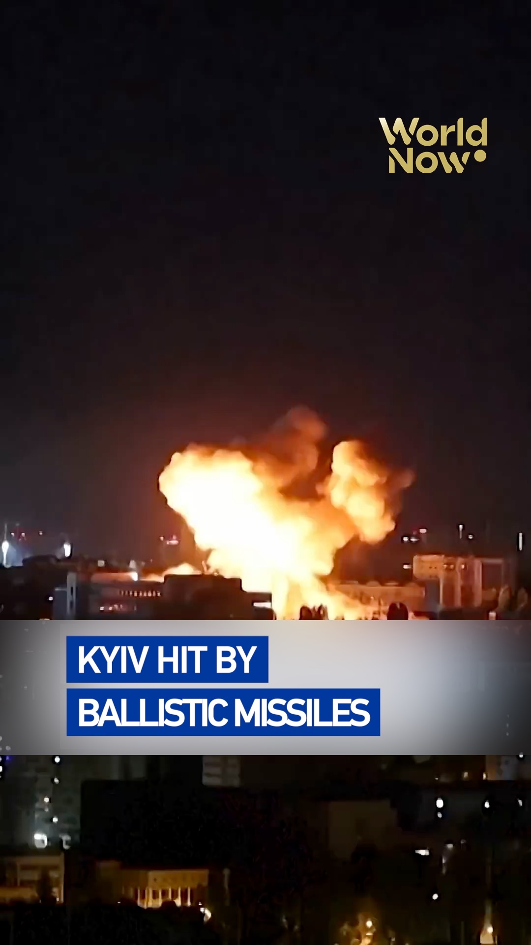 Kyiv hit by ballistic missiles