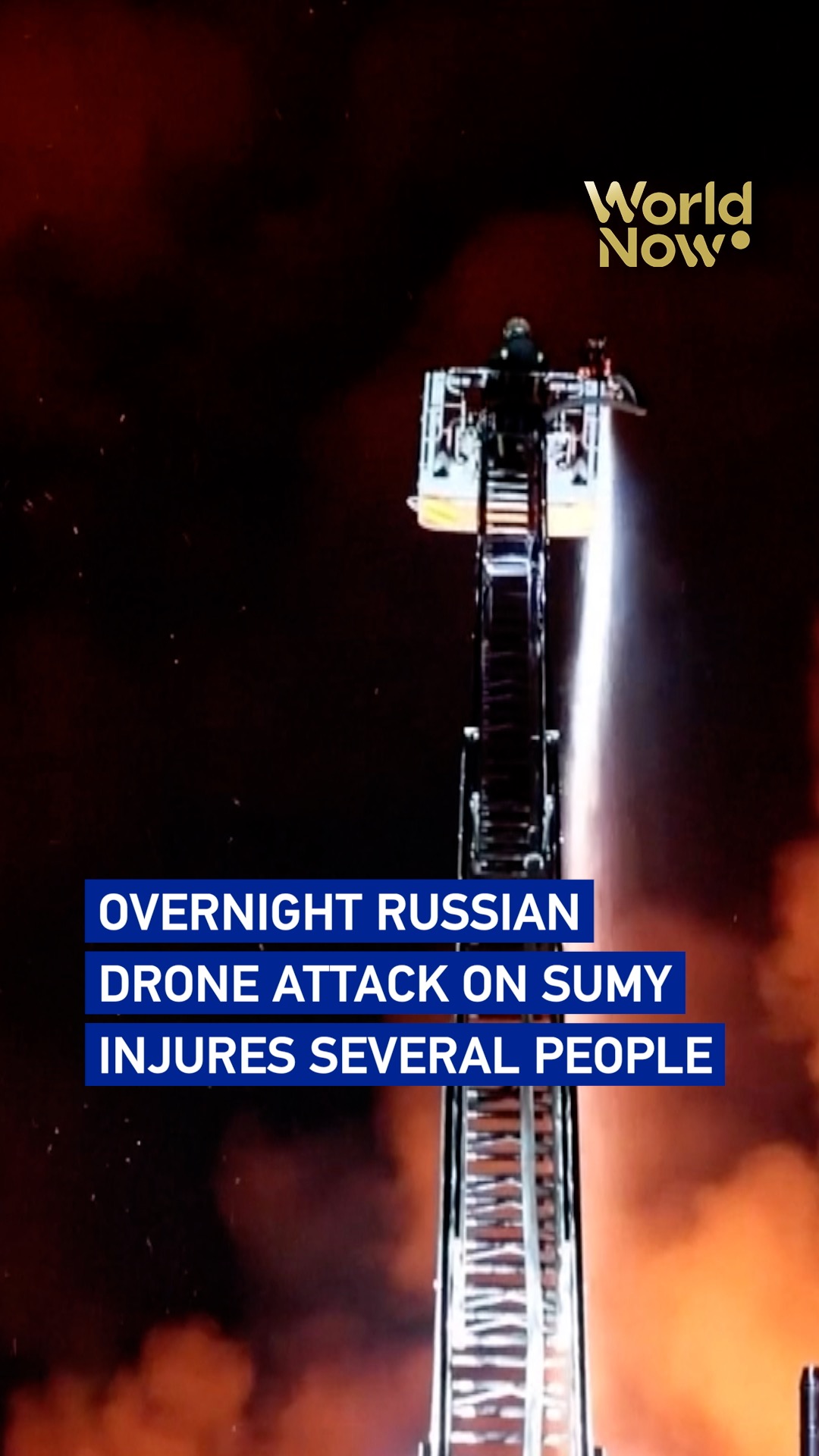 Overnight Russian drone attack on Sumy injures several people