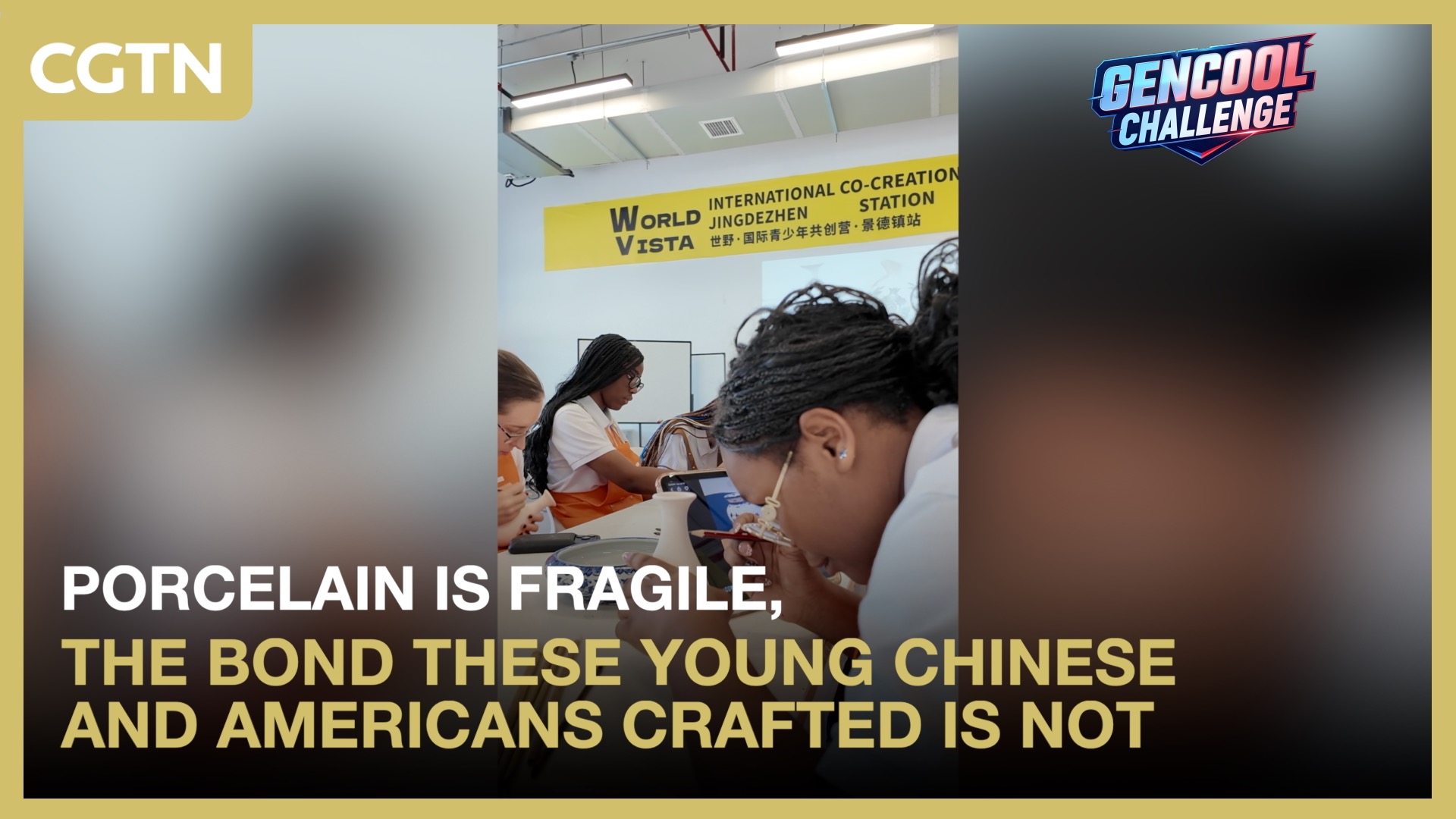 Porcelain is fragile, the bond these young Chinese and Americans crafted is not