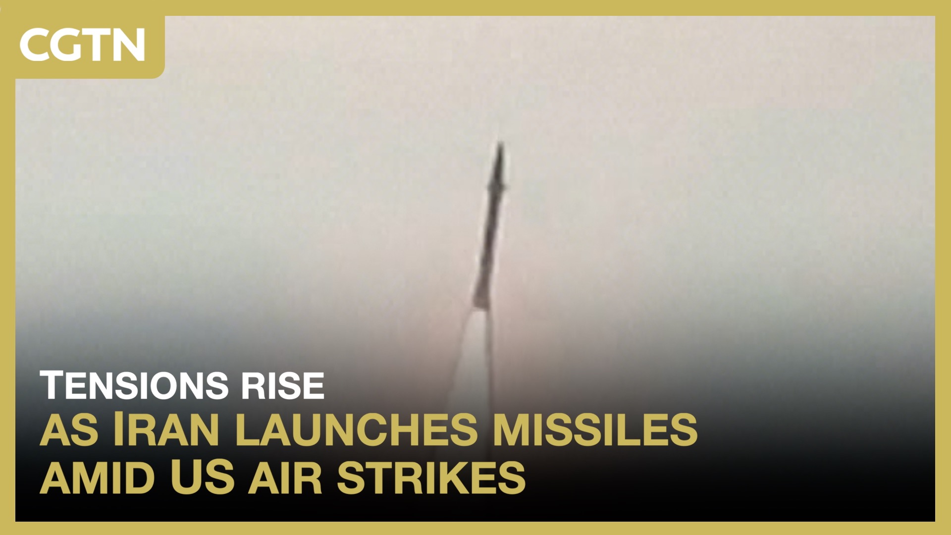 Tensions rise as Iran launches missiles amid US air strikes