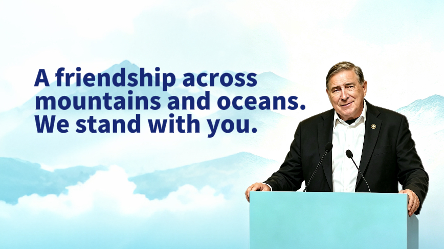 'We stand with you:' A friendship across mountains and oceans