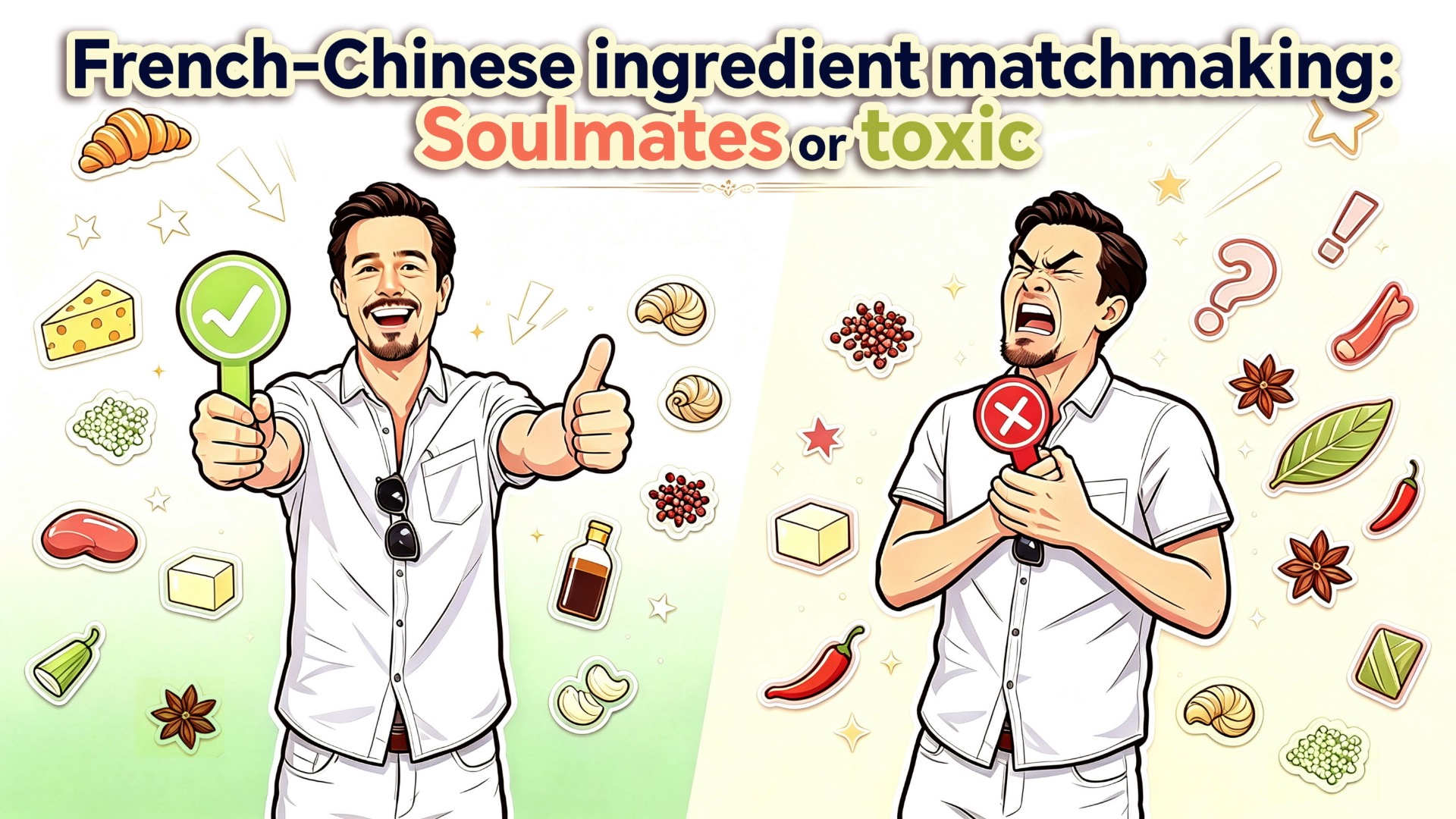 French-Chinese ingredient matchmaking: Soulmates or toxic?