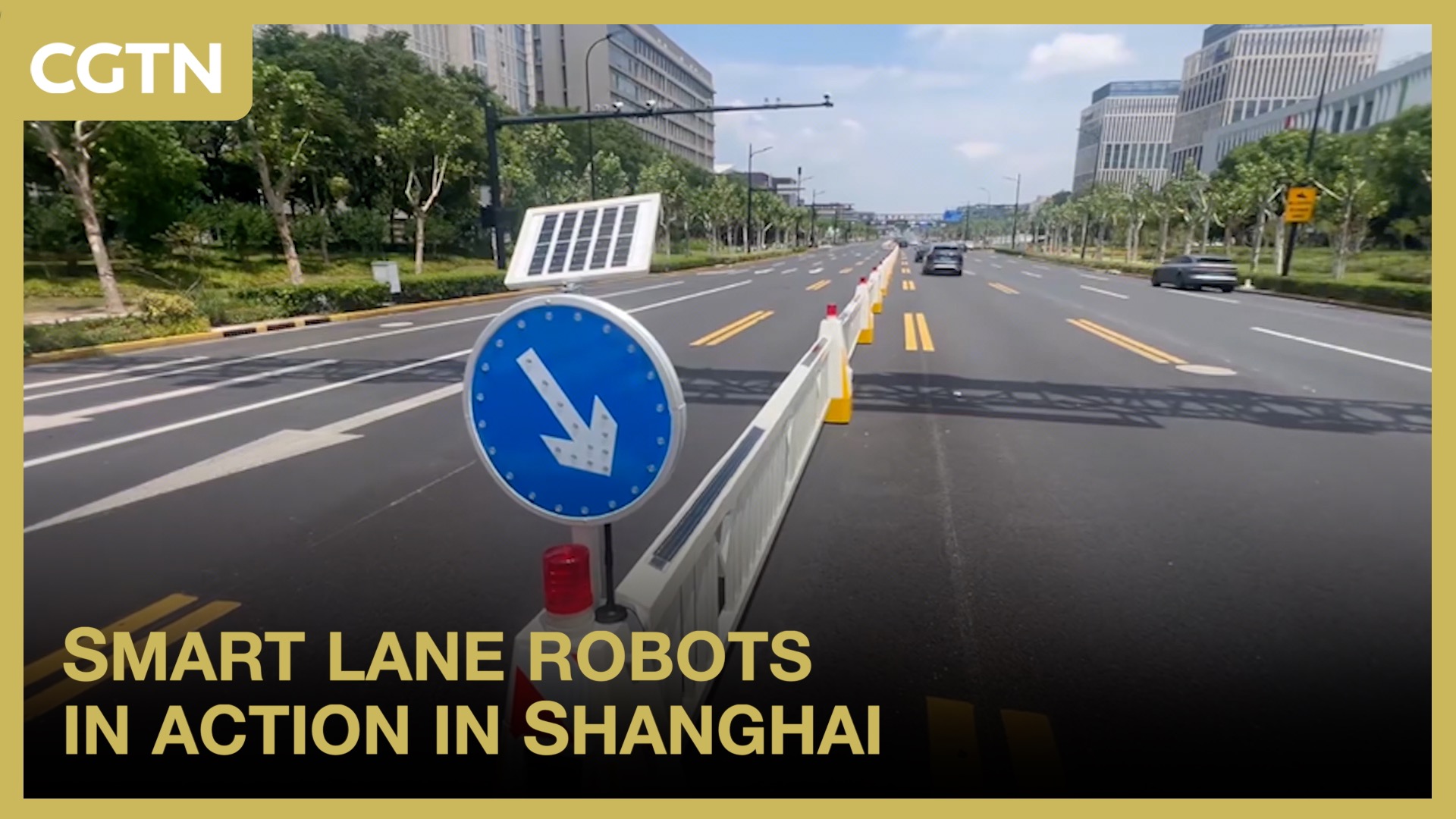 Smart lane robots in action in Shanghai