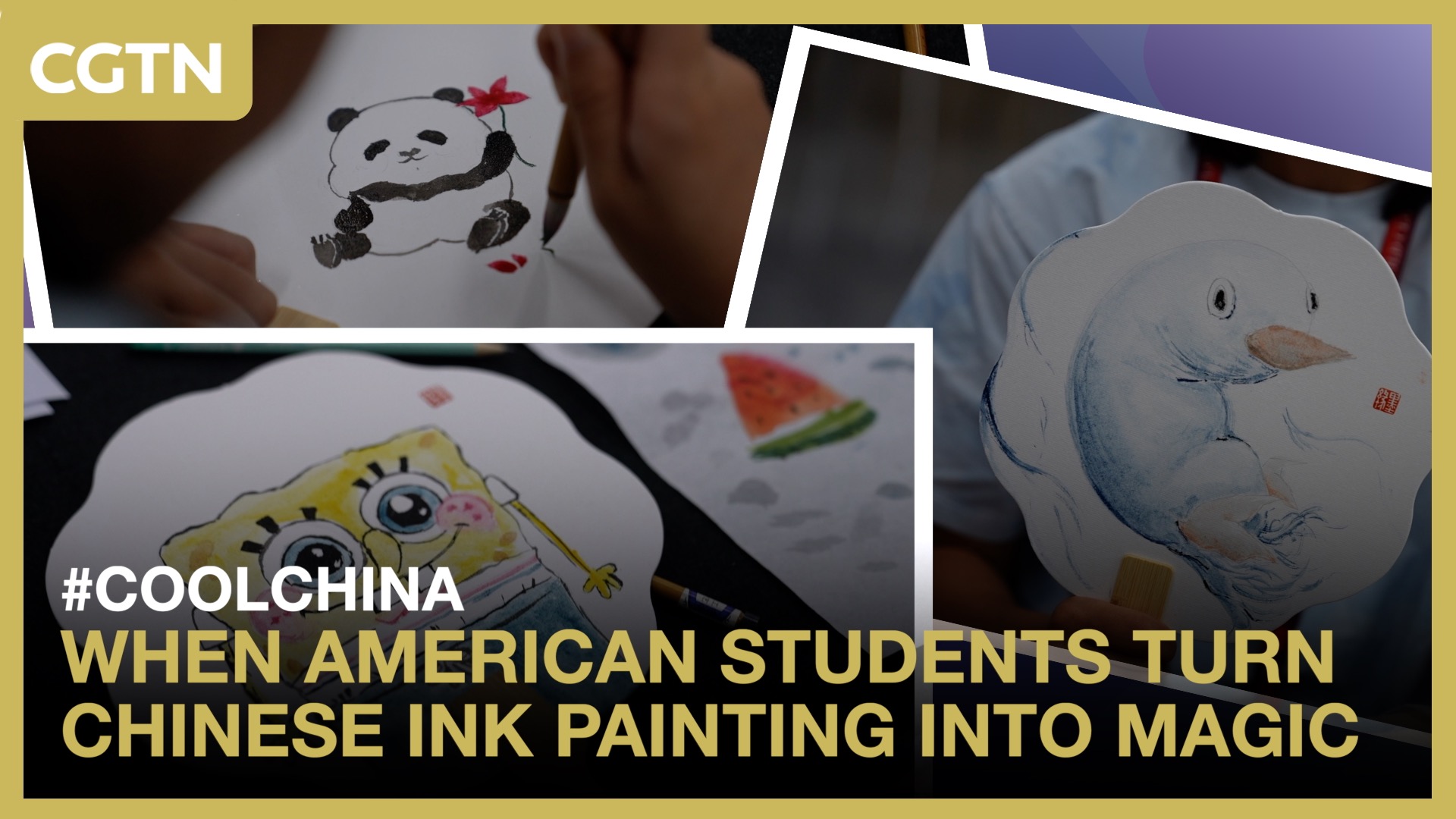 When American students turn Chinese ink painting into comic magic