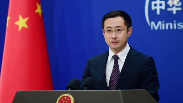 Chinese Foreign Ministry spokesperson Lin Jian holds a press conference in Beijing, China, July 22, 2026. /Chinese Foreign Ministry