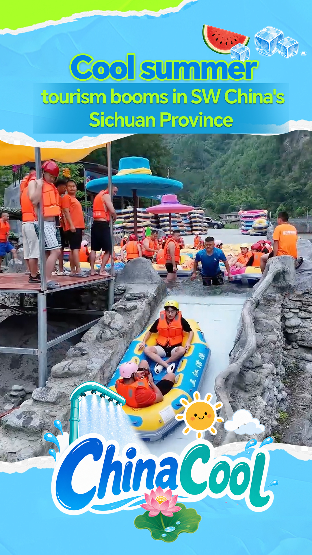 Cool summer tourism booms in SW China's Sichuan Province