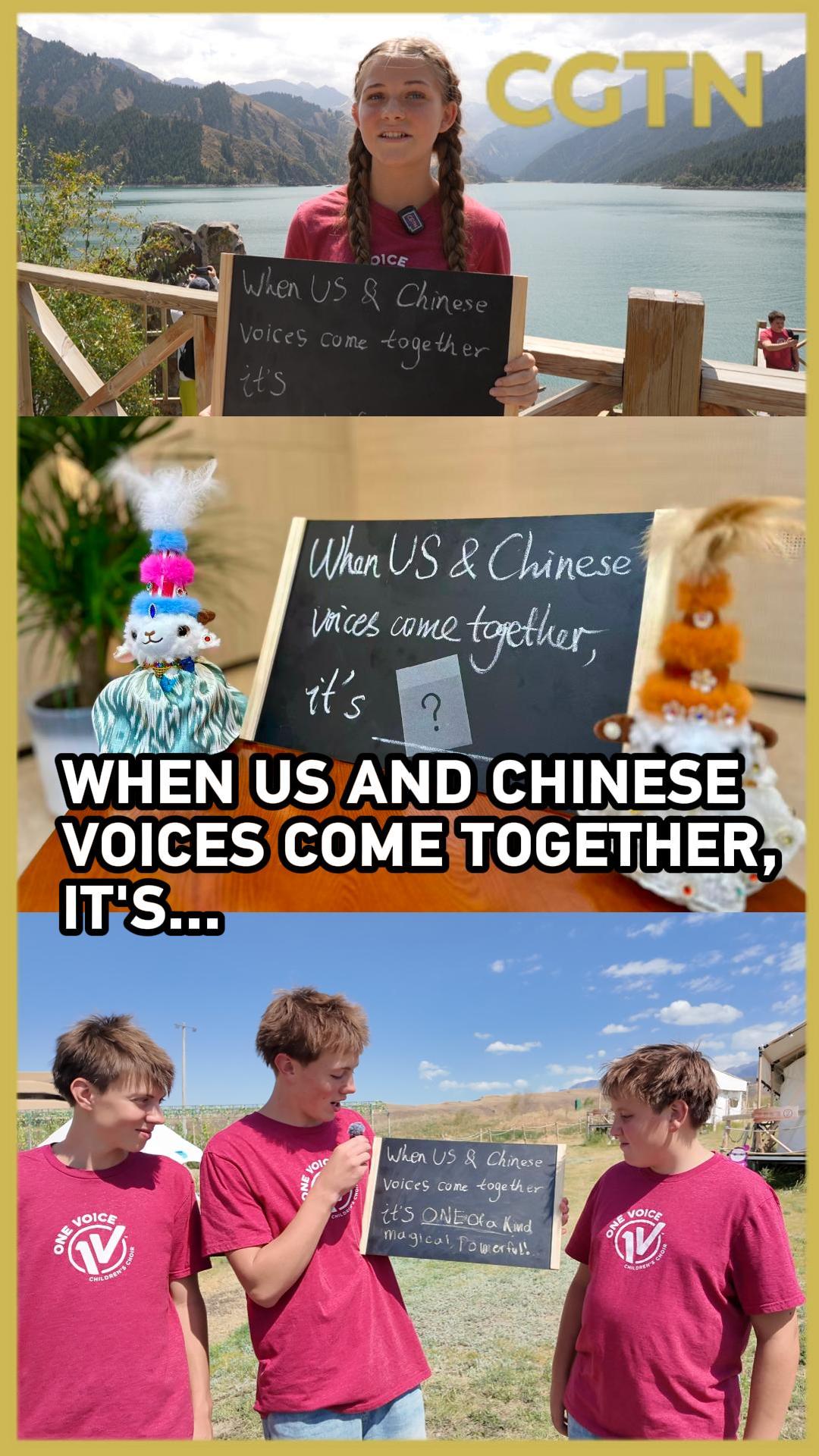 What it sounds like when Chinese and American voices come together?