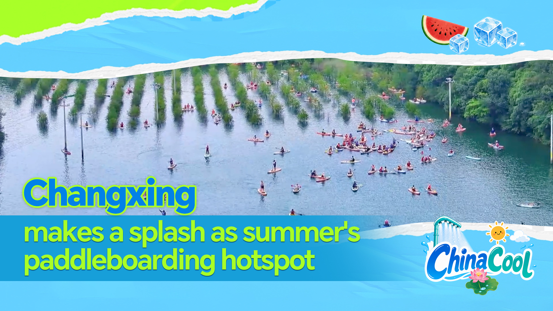 Changxing makes a splash as summer's paddleboarding hotspot