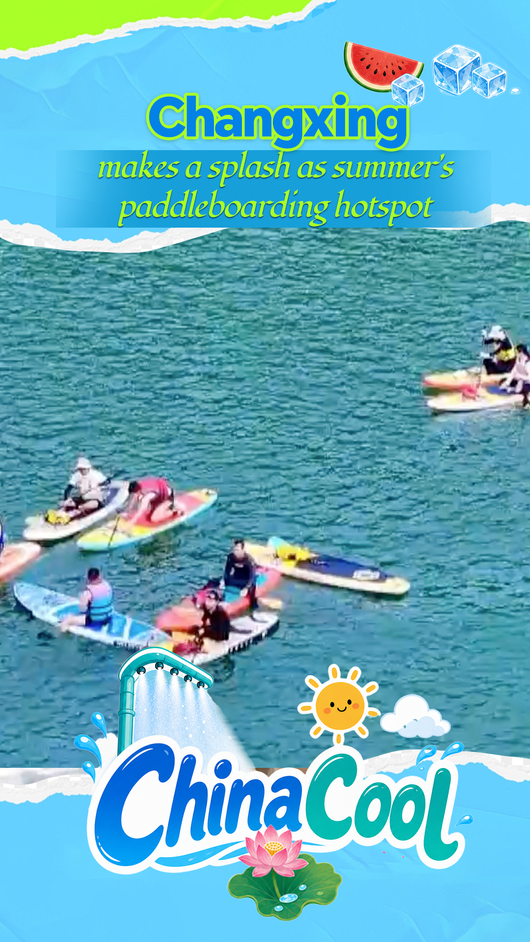 Changxing makes a splash as summer's paddleboarding hotspot