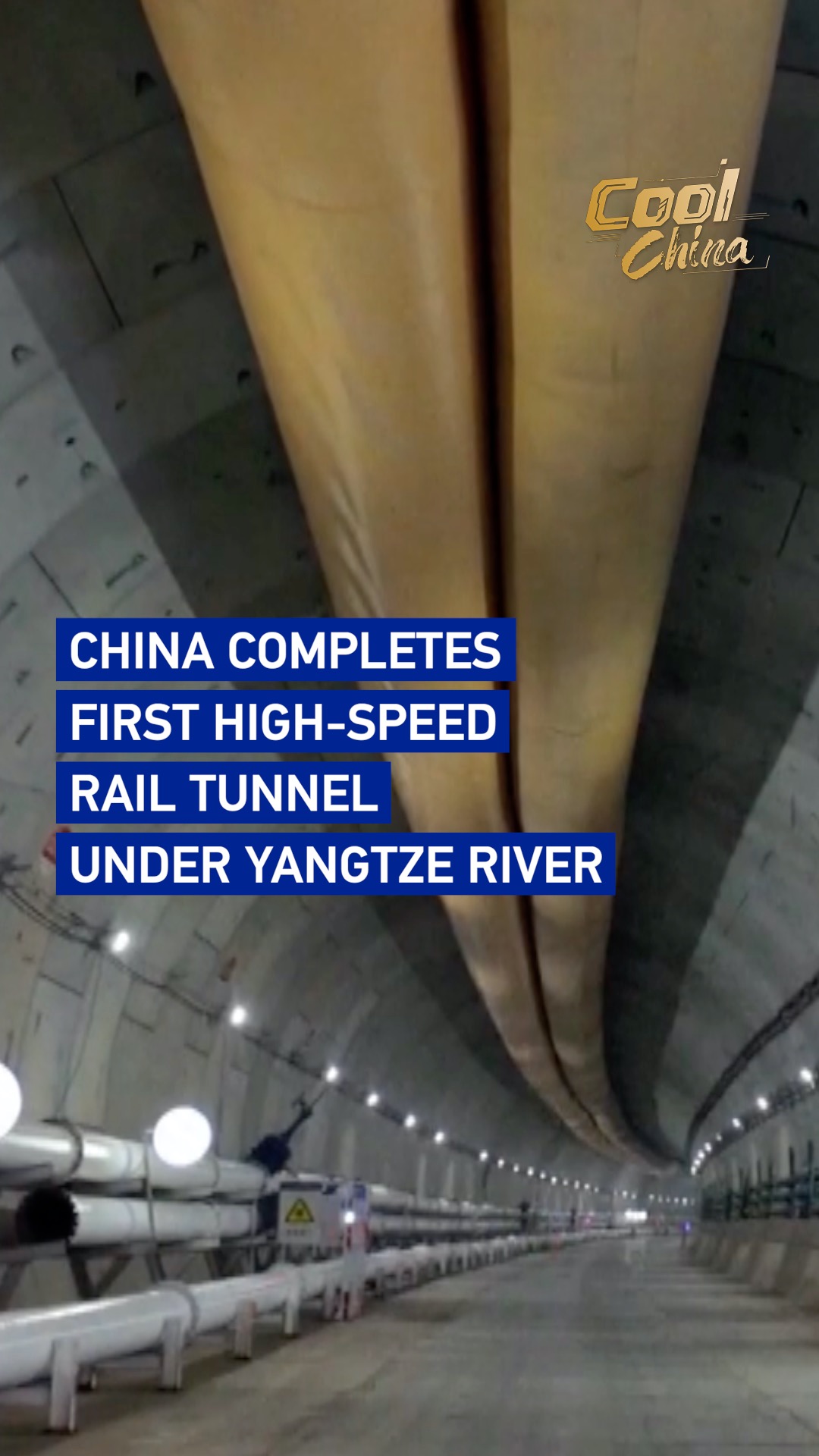 China completes first high-speed rail tunnel under Yangtze River 