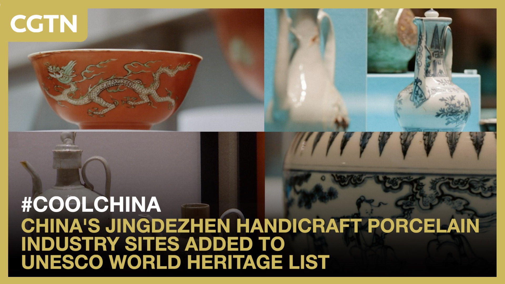 Jingdezhen Handicraft Porcelain Industry Sites on World Heritage List
