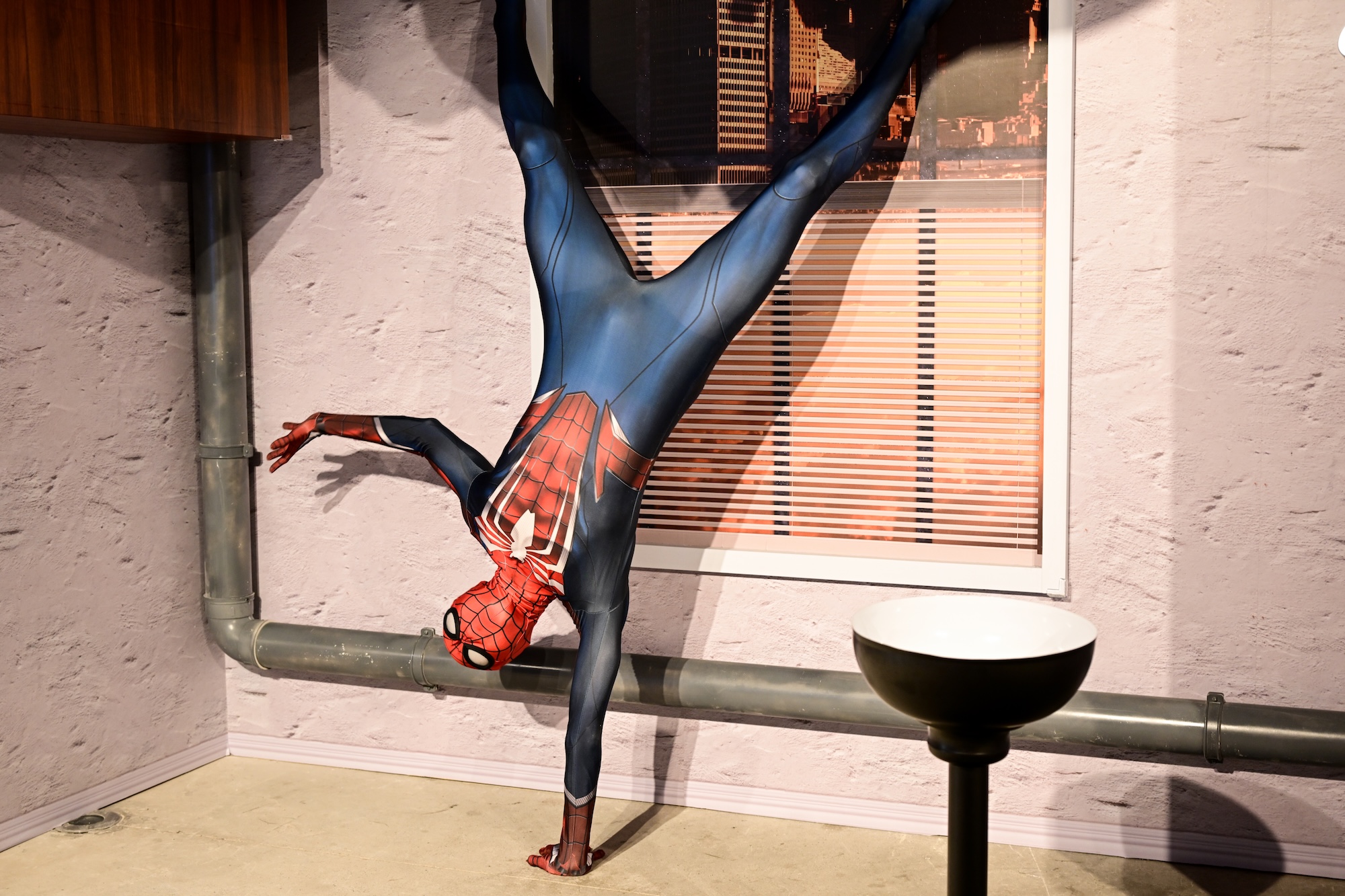 A Spider-Man-themed pop-up experience, running through August 16, is pictured in Shanghai on July 23, 2026. /IC