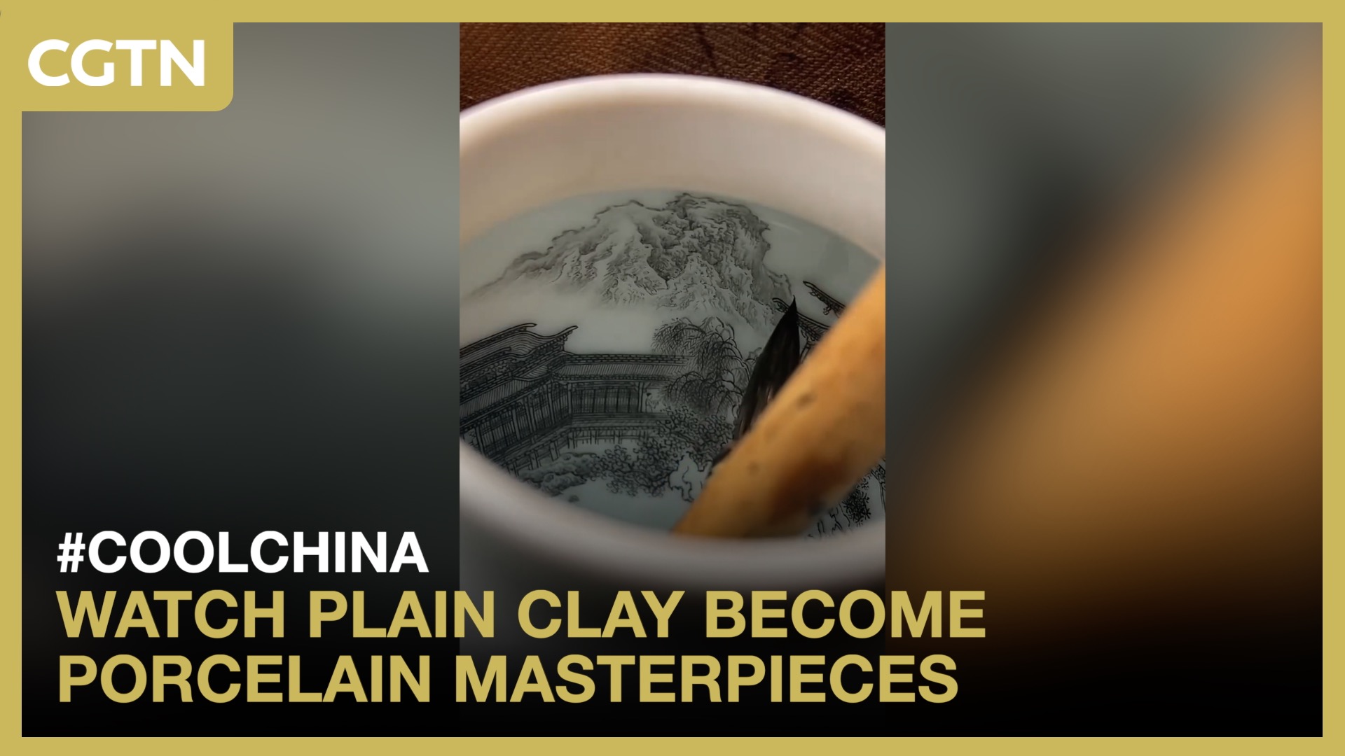 Watch plain clay become porcelain masterpieces