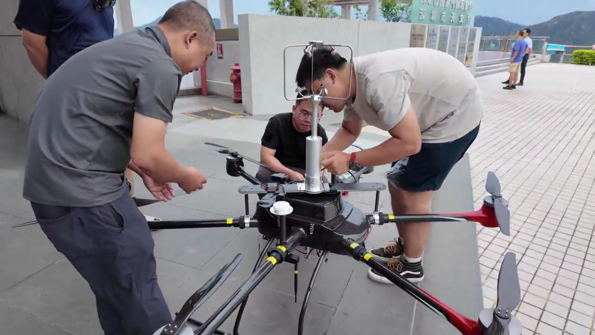 China deploys drone swarm to observe Typhoon Noul