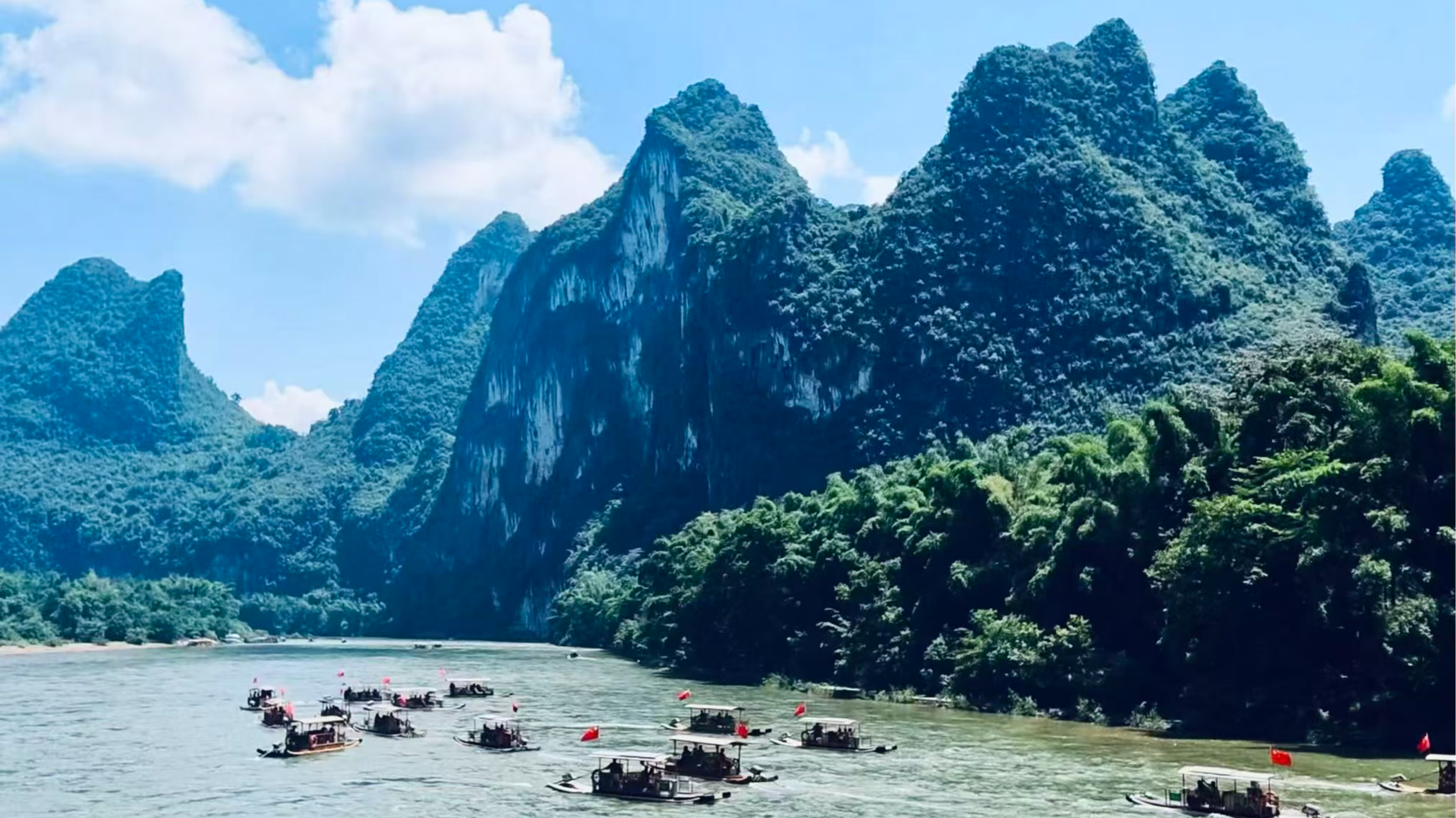 Cool escapes: How Guilin's karst peaks beat the summer heat