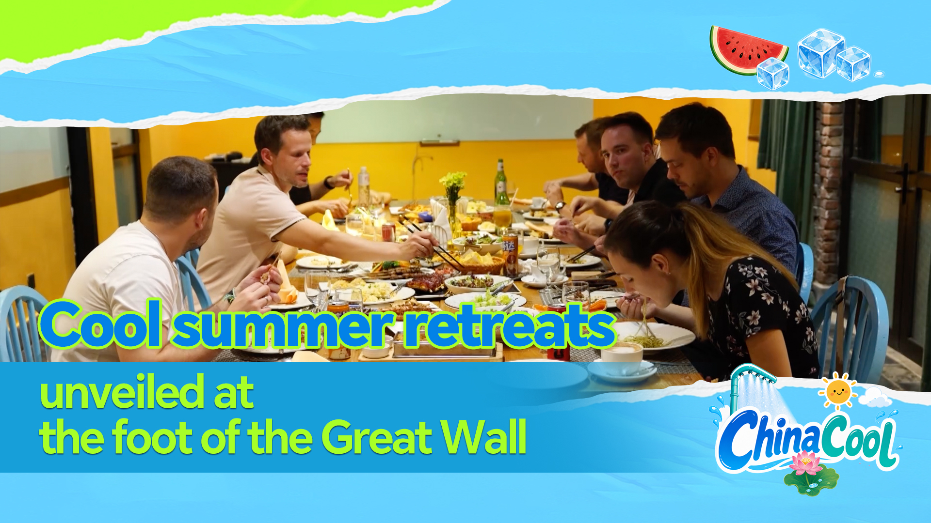 Cool summer retreats unveiled at the foot of the Great Wall