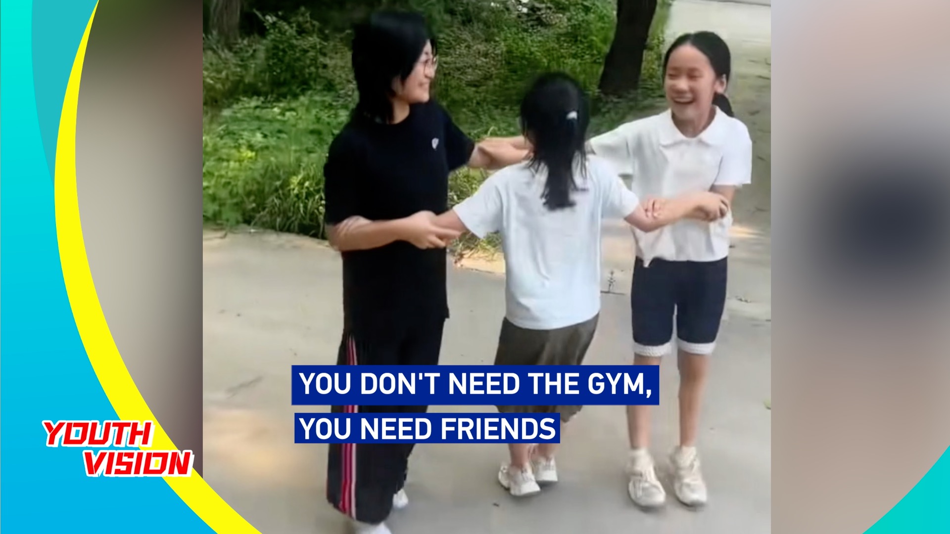 You don't need the gym, you need friends 