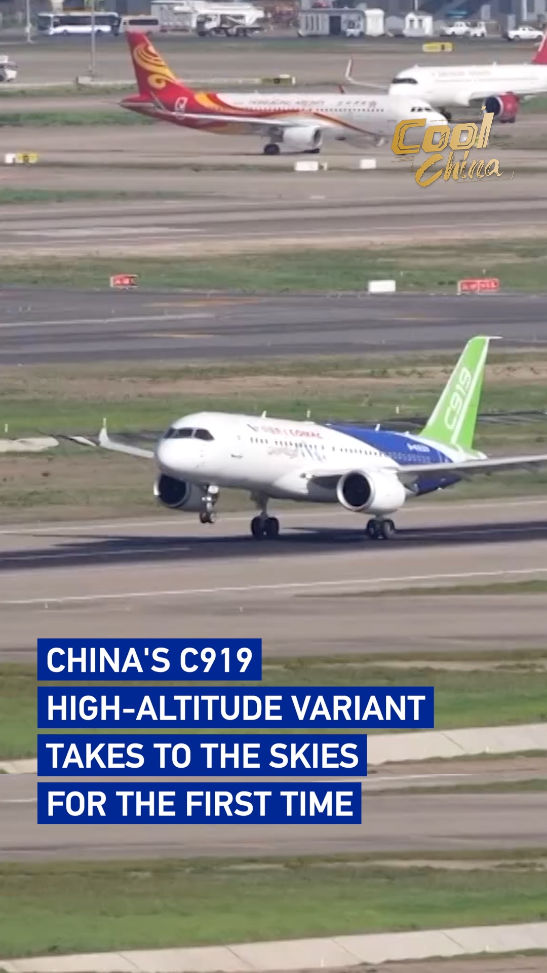 China's C919 high-altitude variant takes to the skies for the first time