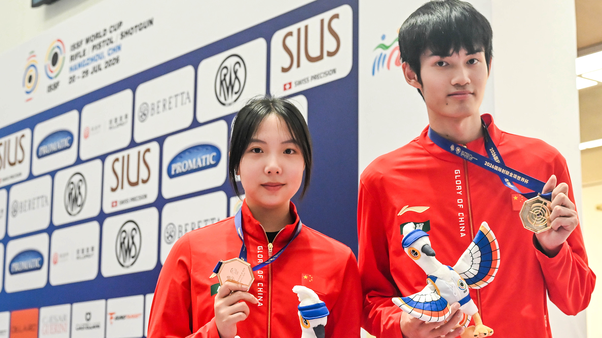 China's Wang & Sheng take mixed team title at ISSF World Cup