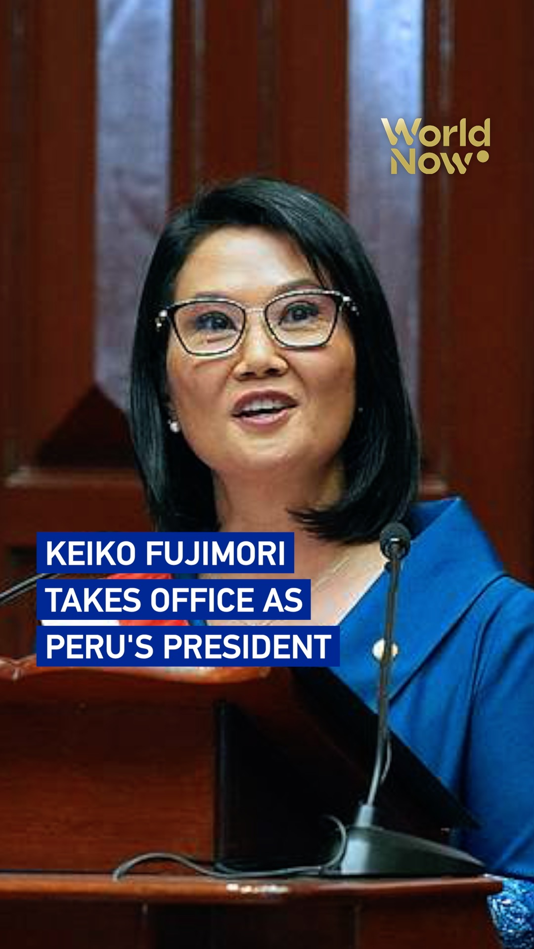 Keiko Fujimori takes office as Peru's president