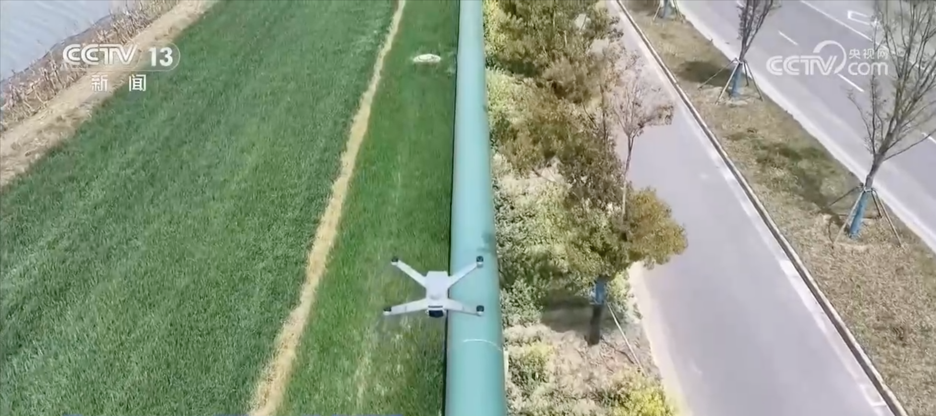 Drones are deployed for flood control and emergency response in Huai'an, Jiangsu Province, east China, July 29, 2026. /China Media Group