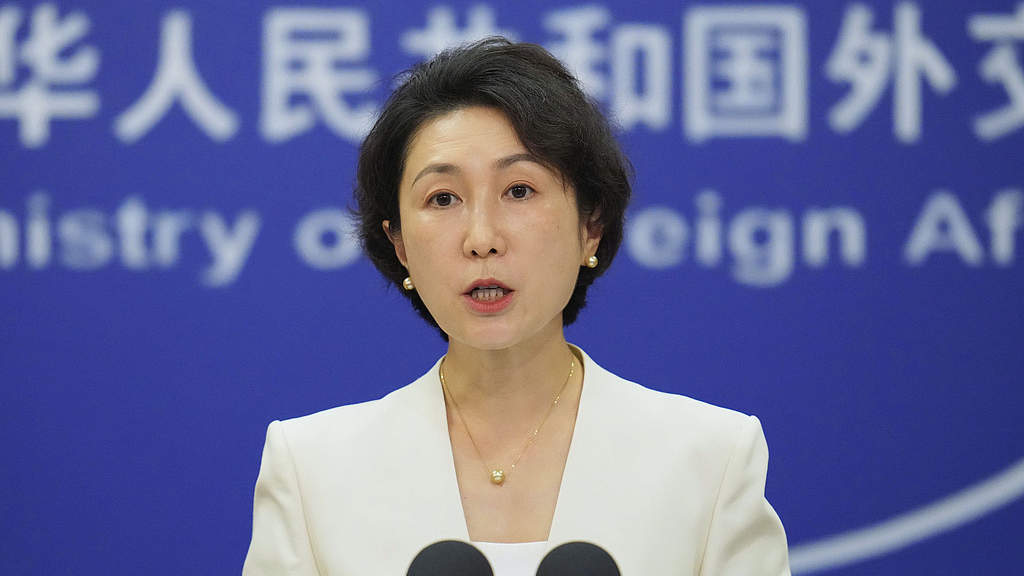 A file photo of Chinese Foreign Ministry spokesperson Mao Ning. /VCG