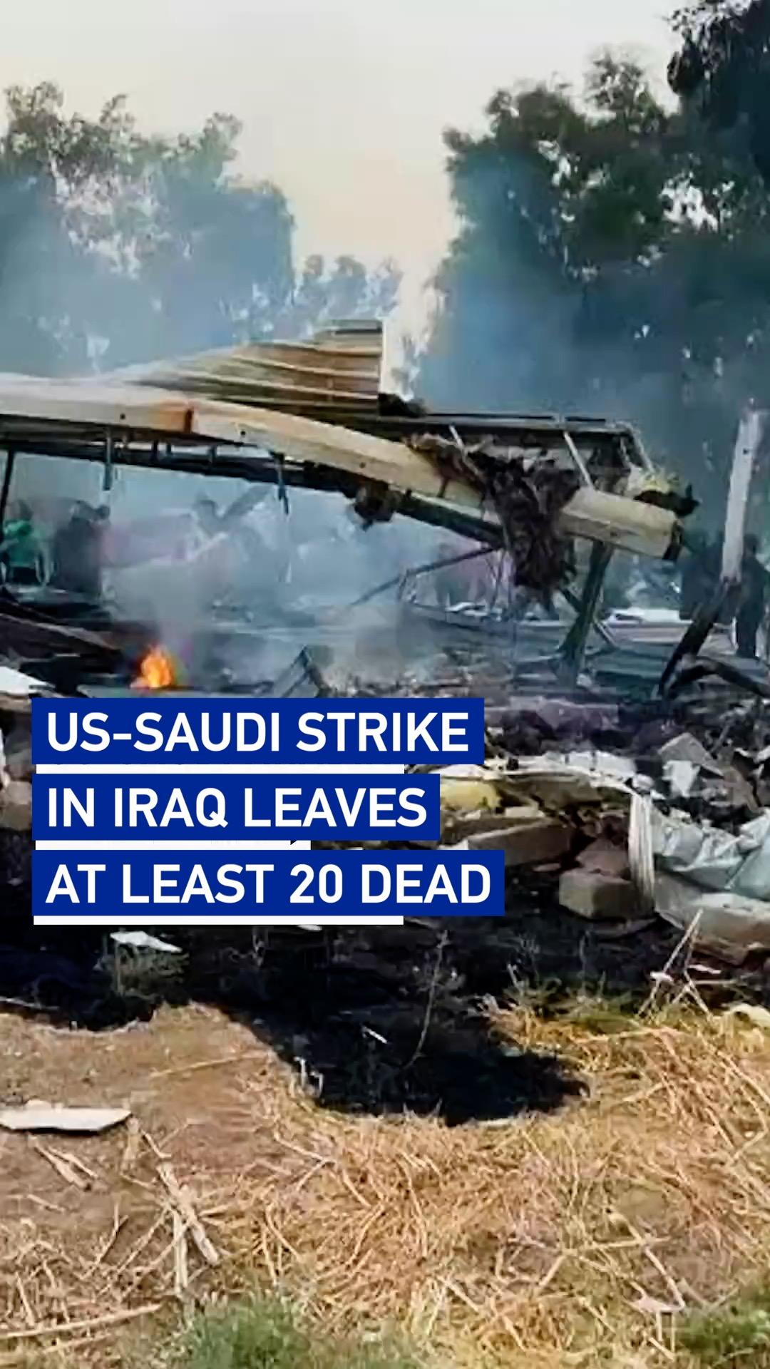US-Saudi strikes in Iraq leave at least 20 dead