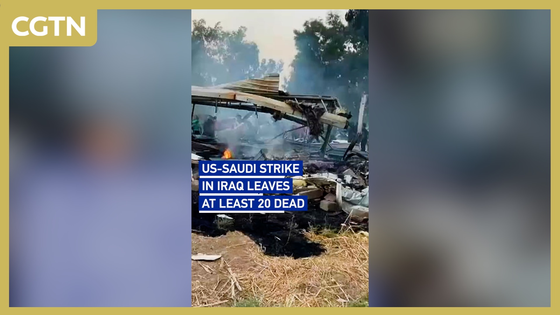 US-Saudi strikes in Iraq leave at least 20 dead