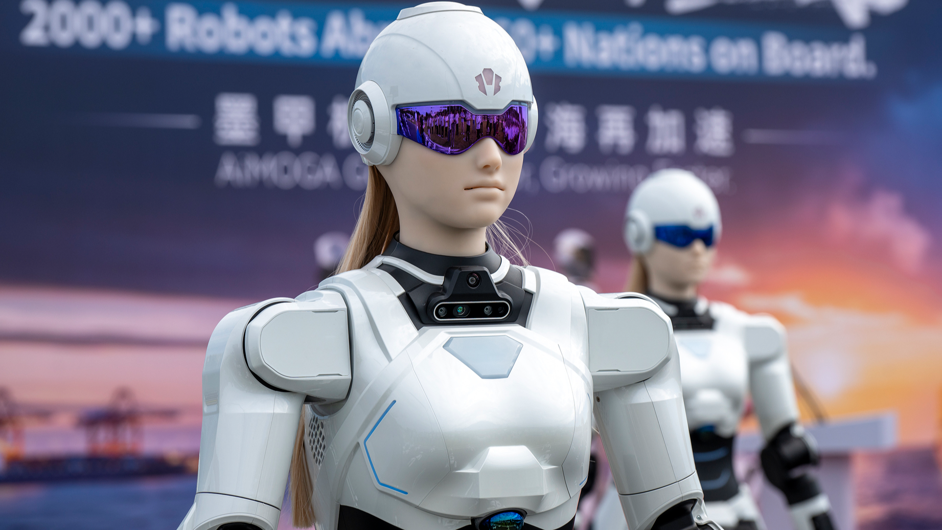 China's AiMOGA robots hit 2,000 global deliveries