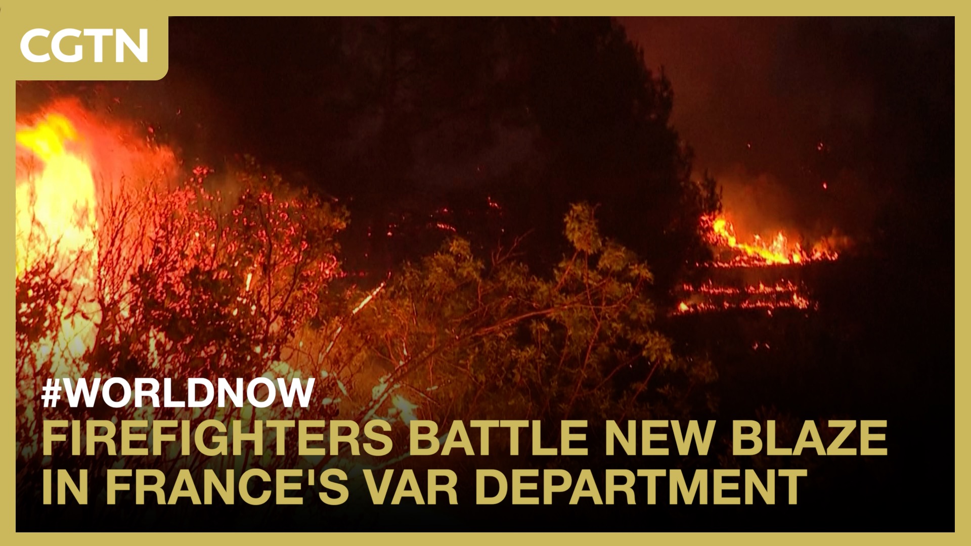 Firefighters battle new blaze in France's Var department