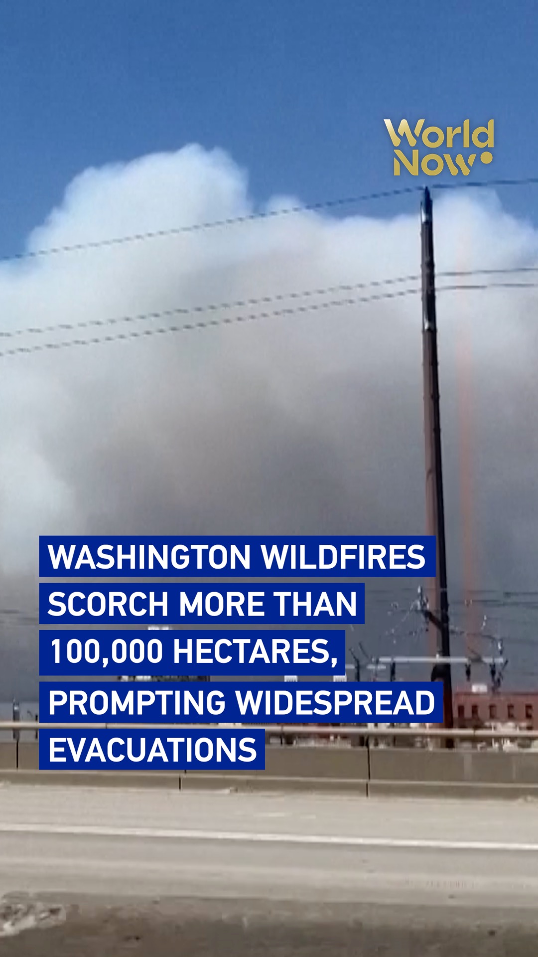 Washington wildfires scorch more than 100,000 hectares
