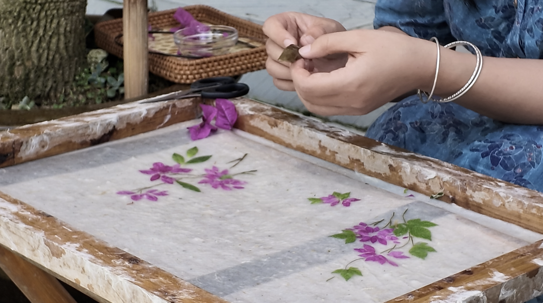 When flowers meet paper: Youth revitalizes 400-year-old craft