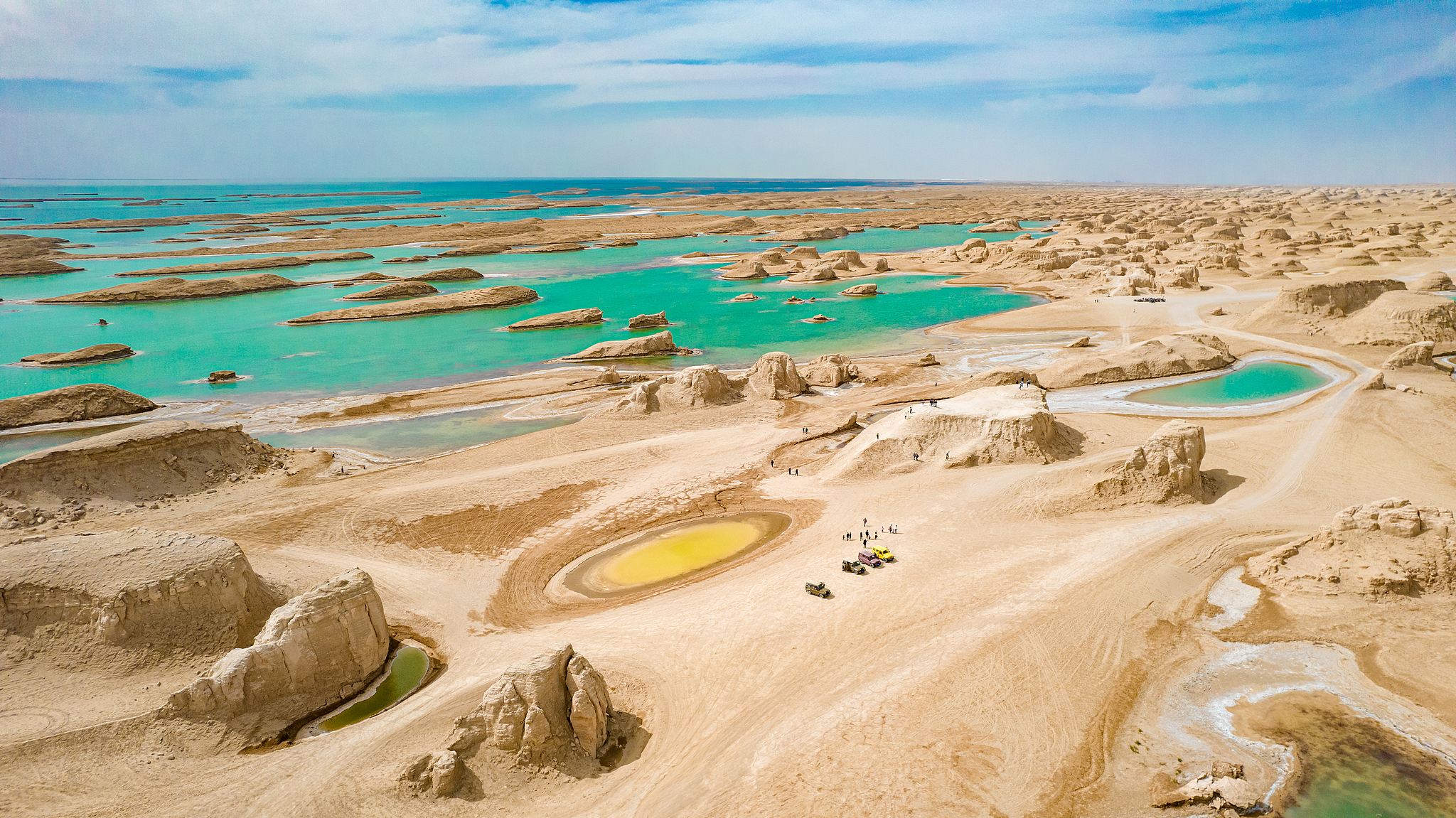 Wusute Water Yardang: A Magical Landscape in Qinghai, China