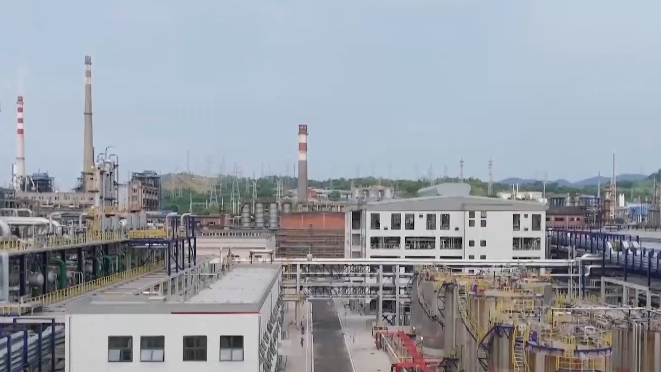 A view of the production base for high-end polyvinyl alcohol, Chongqing Municipality, southwest China, August 2, 2026. /CMG