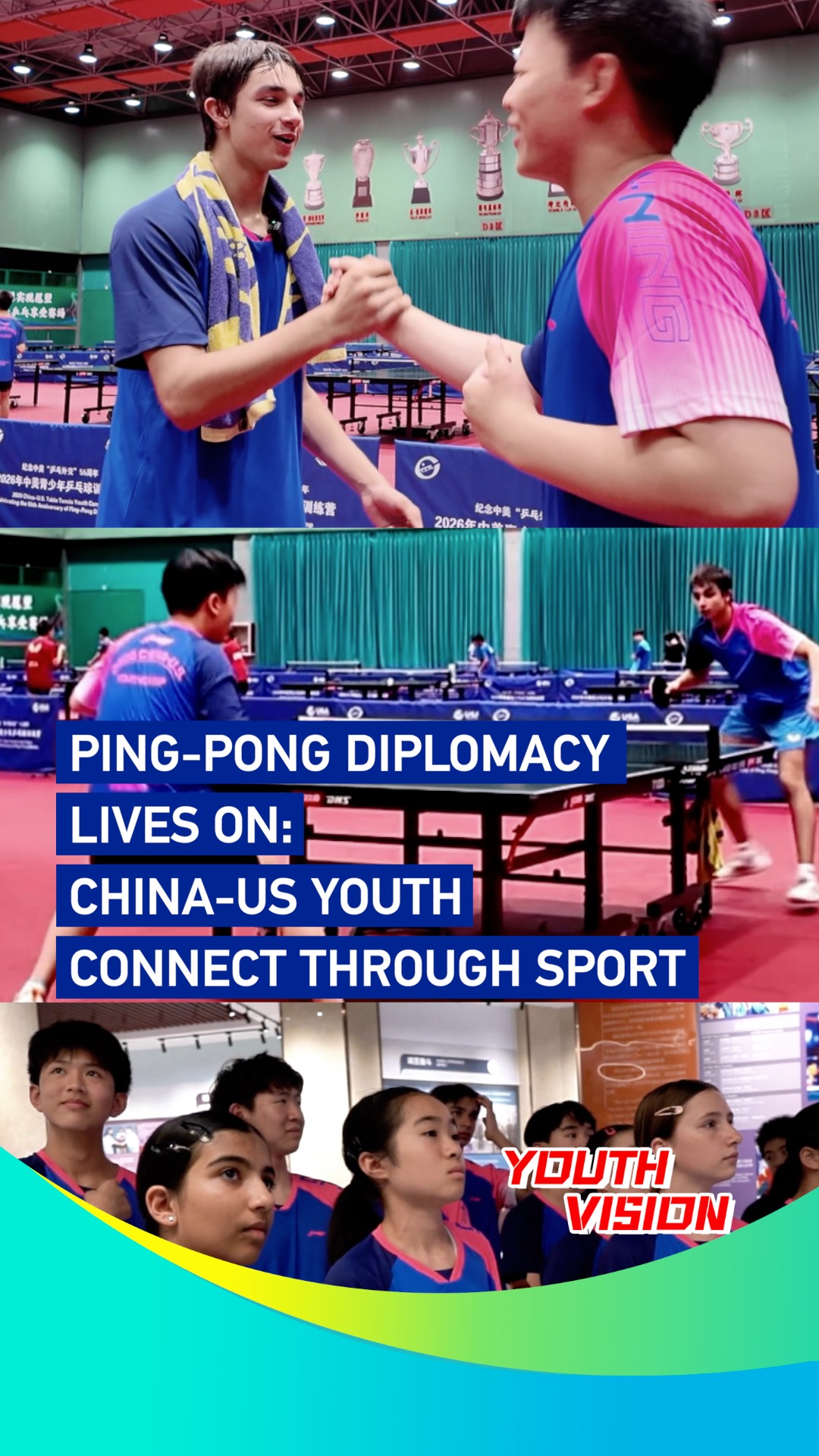 Ping-Pong Diplomacy lives on: China-US youth connect through sport