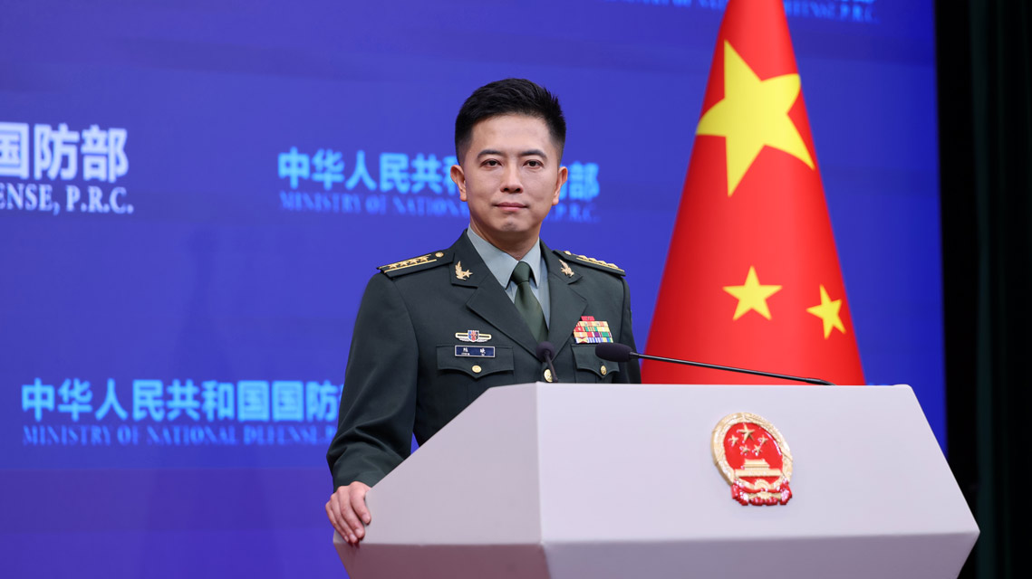 File photo of Chen Xi, a spokesperson for the Ministry of National Defense. /Chinese Ministry of National Defense