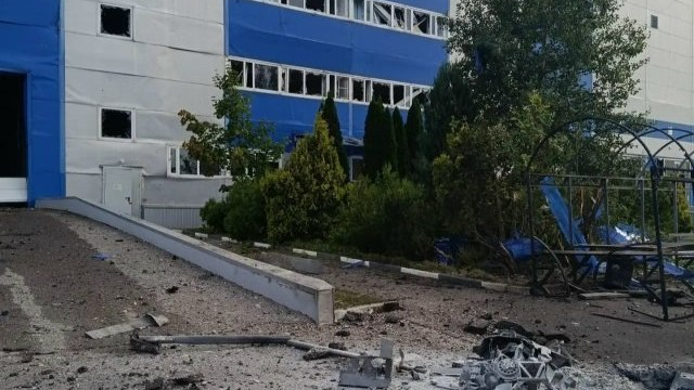 5 killed, warehouse caught fire after drone attack on Moscow region