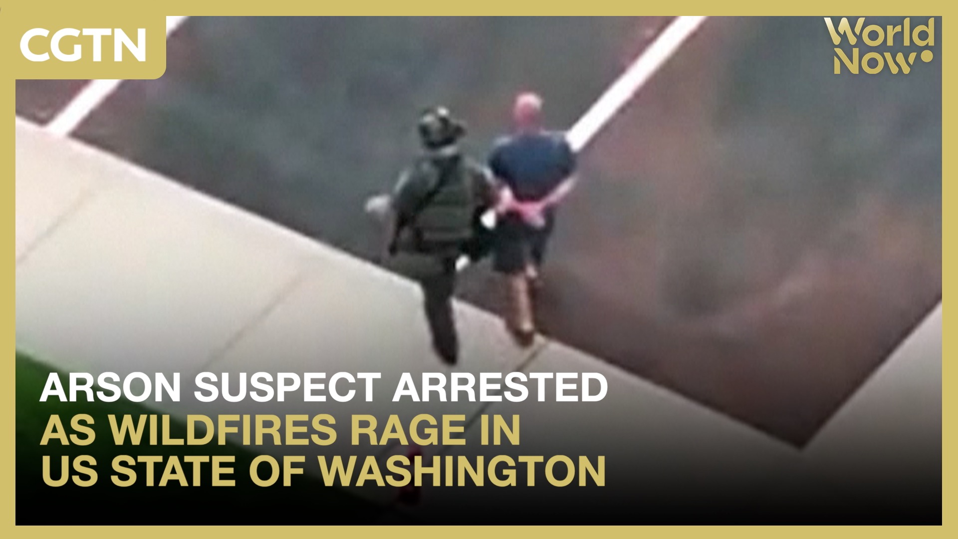 Arson suspect arrested as wildfires rage in US state of Washington