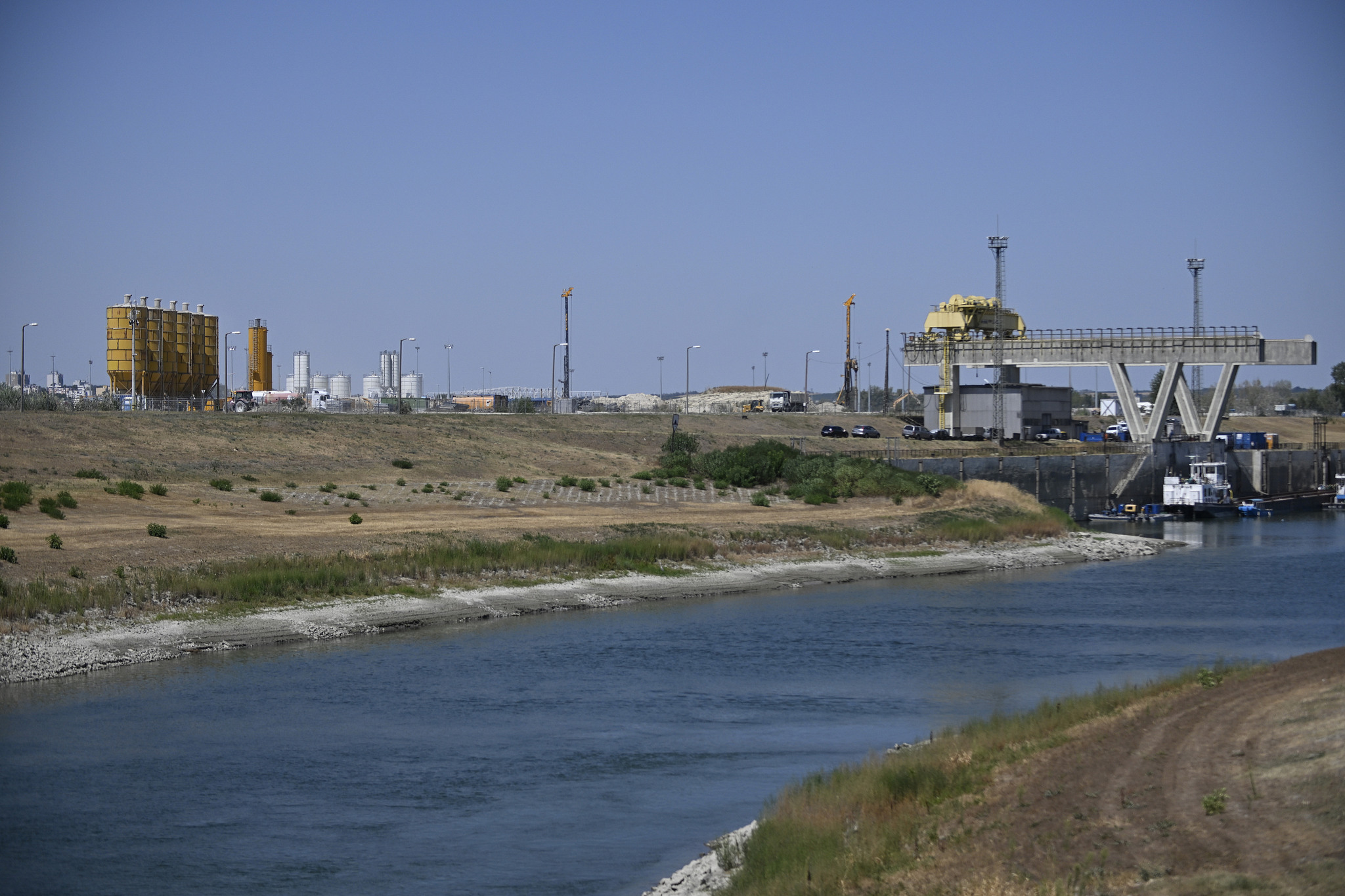 A general view of the Paks nuclear power plant, Hungary, July 31, 2026. /VCG