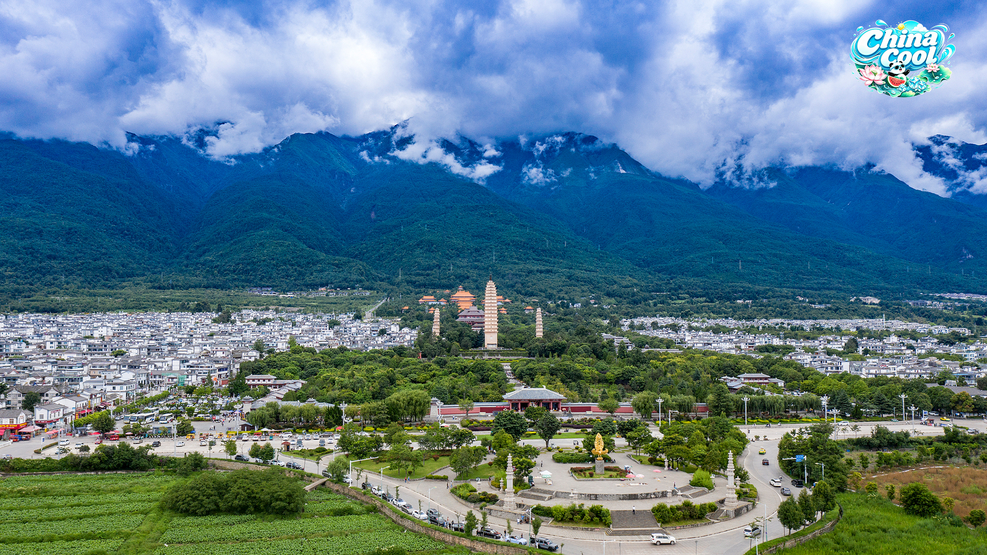 Live: Stunning view of Cangshan Mountain from Dali Old Town – Ep. 2