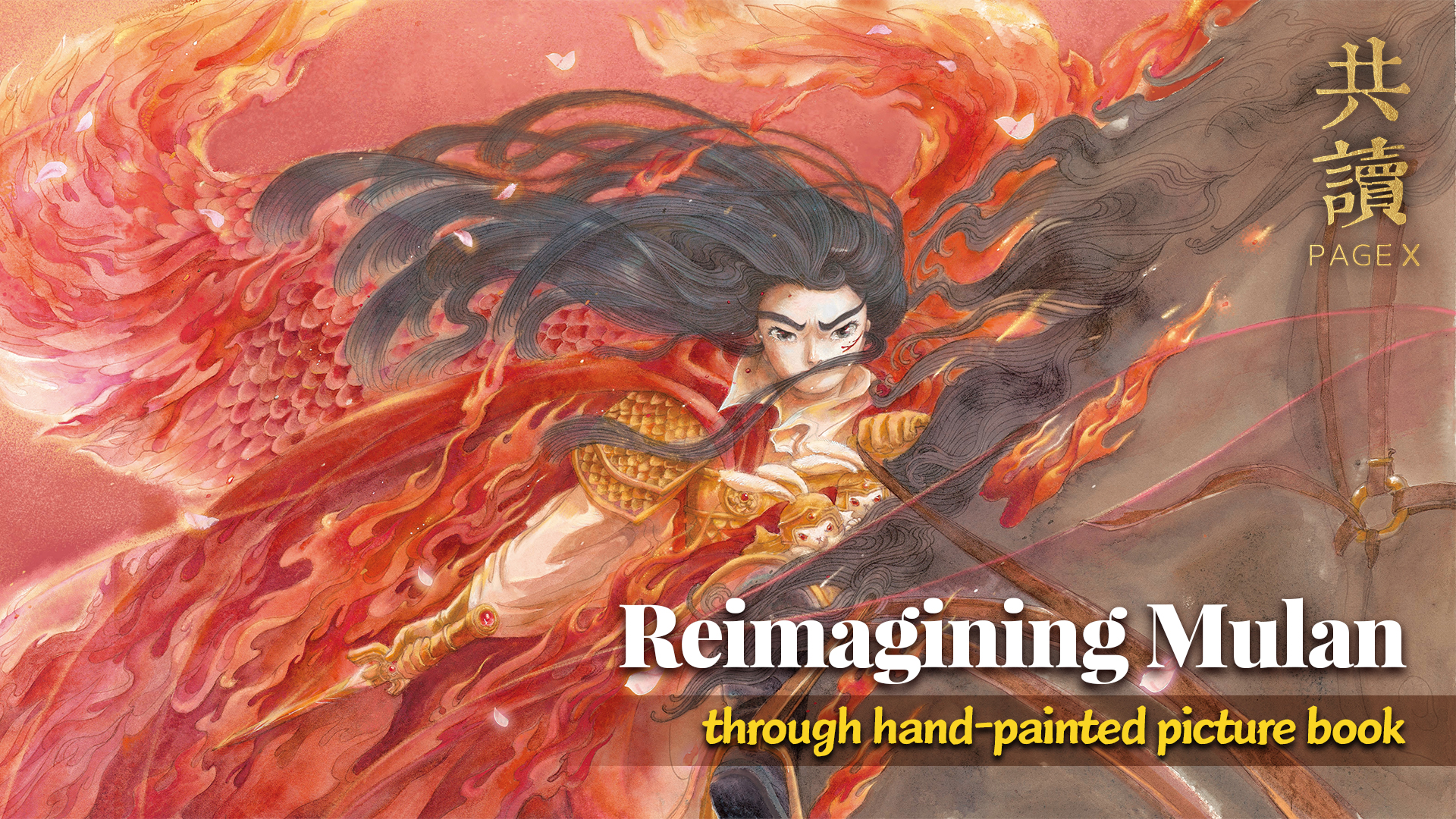Reimagining Mulan through a hand-painted picture book