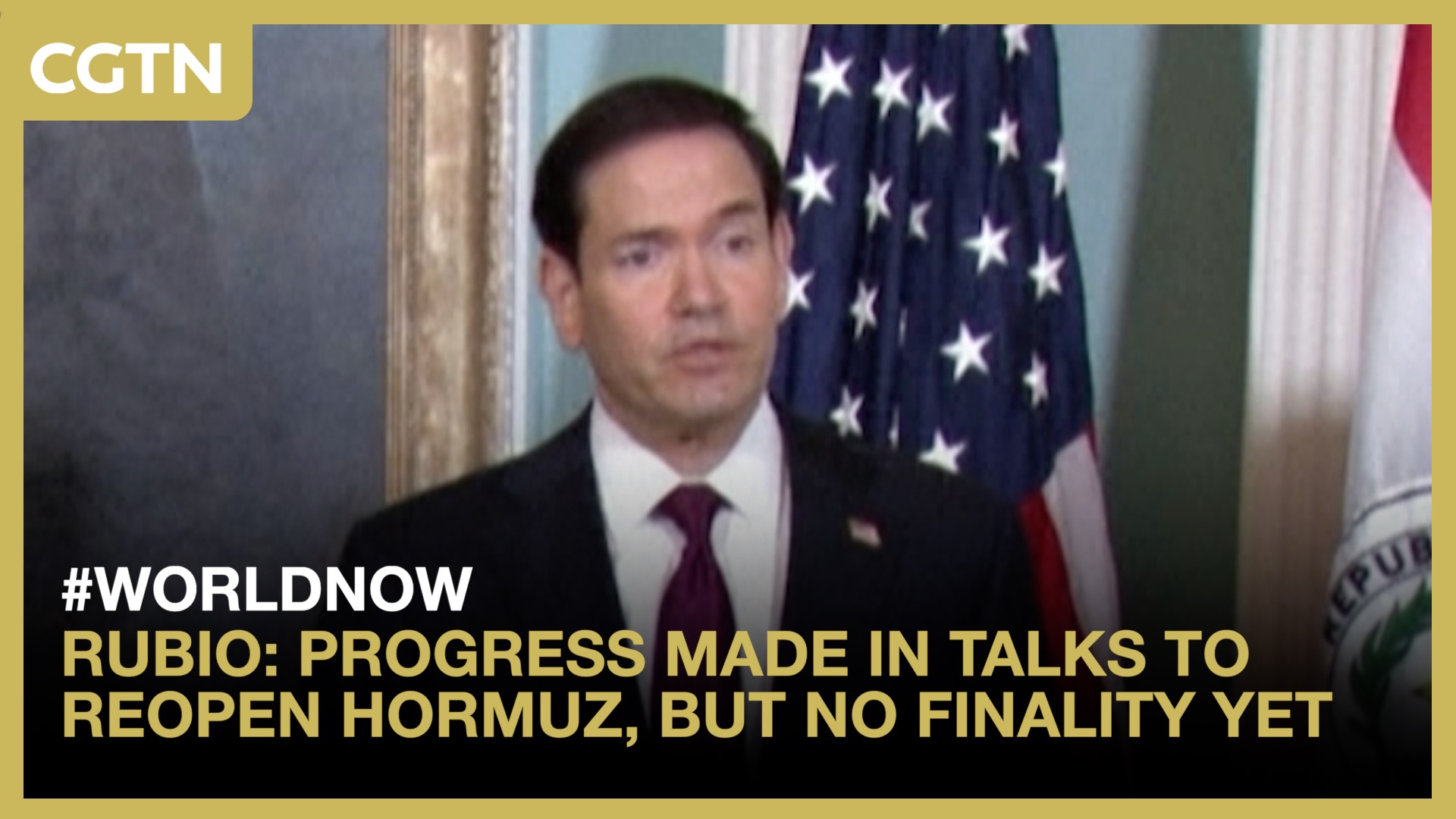 Rubio: Progress made in talks to reopen Hormuz, but no finality yet