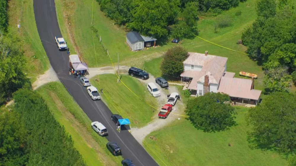 Investigators respond at the scene of a shooting in Caswell County, North Carolina, US, August 5, 2026. /CMG
