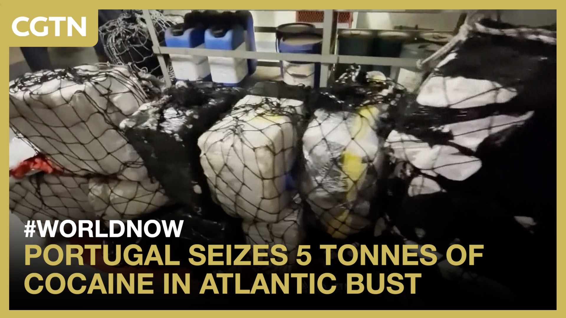 Portugal seizes 5 tonnes of cocaine in Atlantic bust