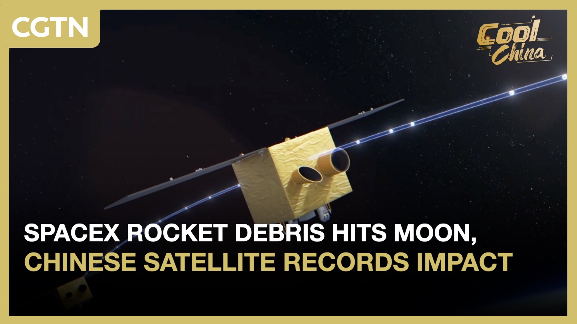 SpaceX rocket debris hits moon, Chinese satellite records impact