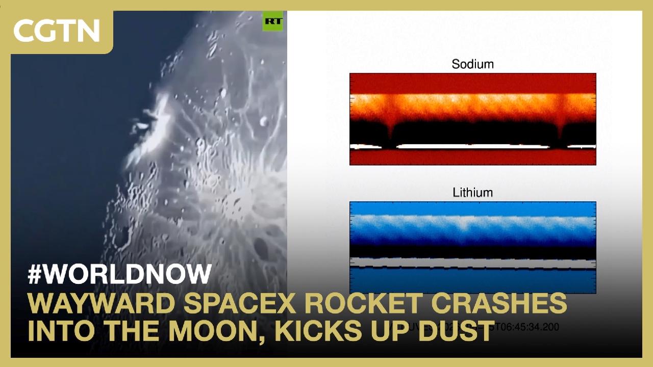 Wayward SpaceX rocket crashes into the moon, kicks up dust