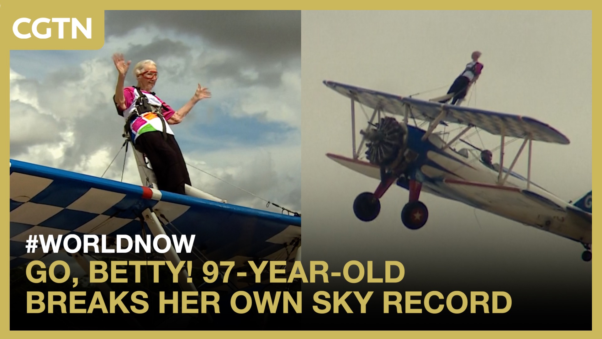 Go, Betty! 97-year-old breaks her own sky record