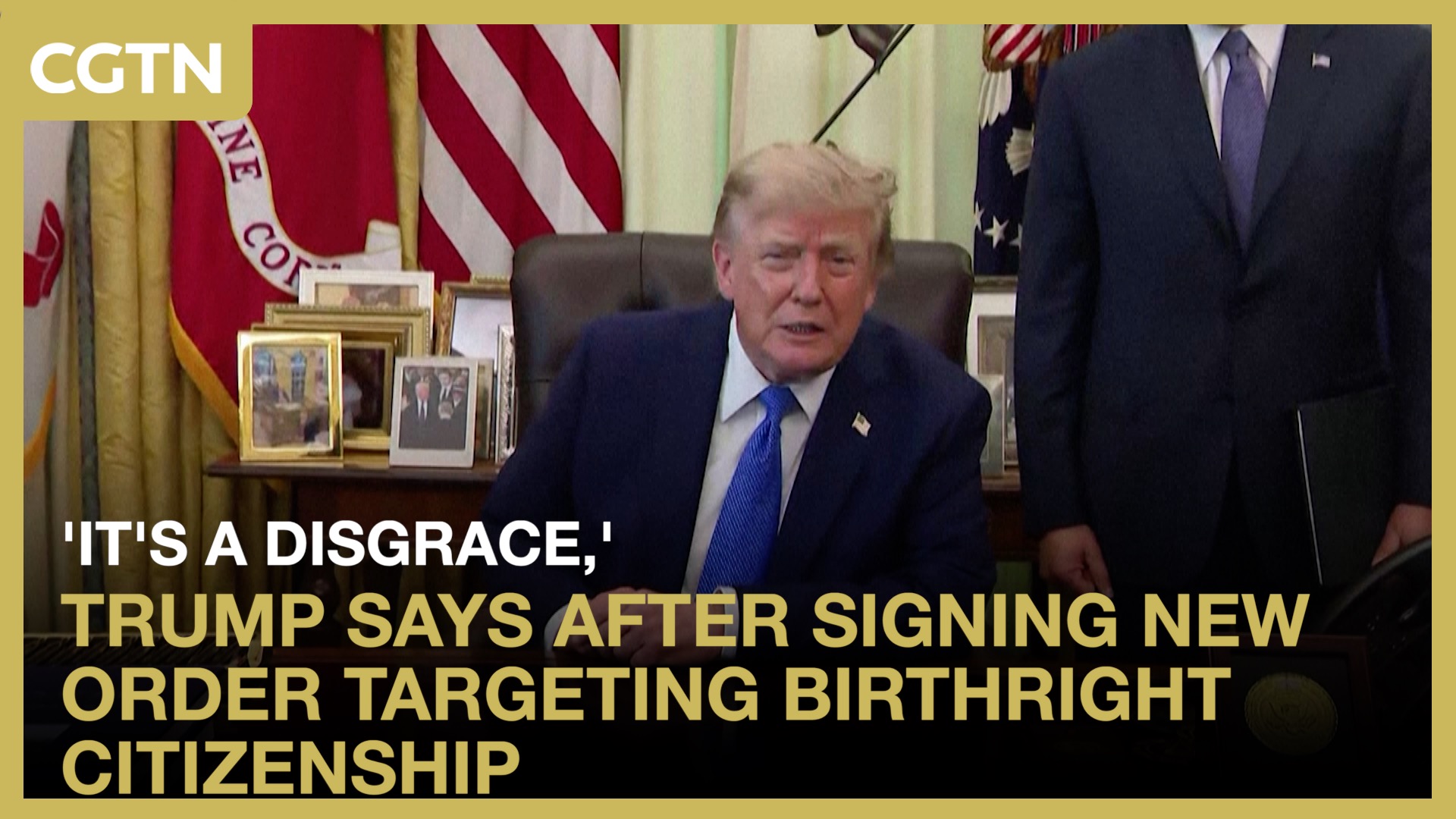 US President Trump signs new order targeting birthright citizenship