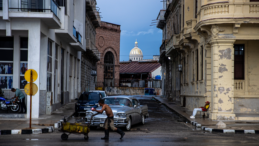 Cuba's National Electric System suffered another disconnection on Monday while efforts were still underway to restore the grid following the previous night's total blackout in Havana, Cuba, August 5, 2026. /VCG