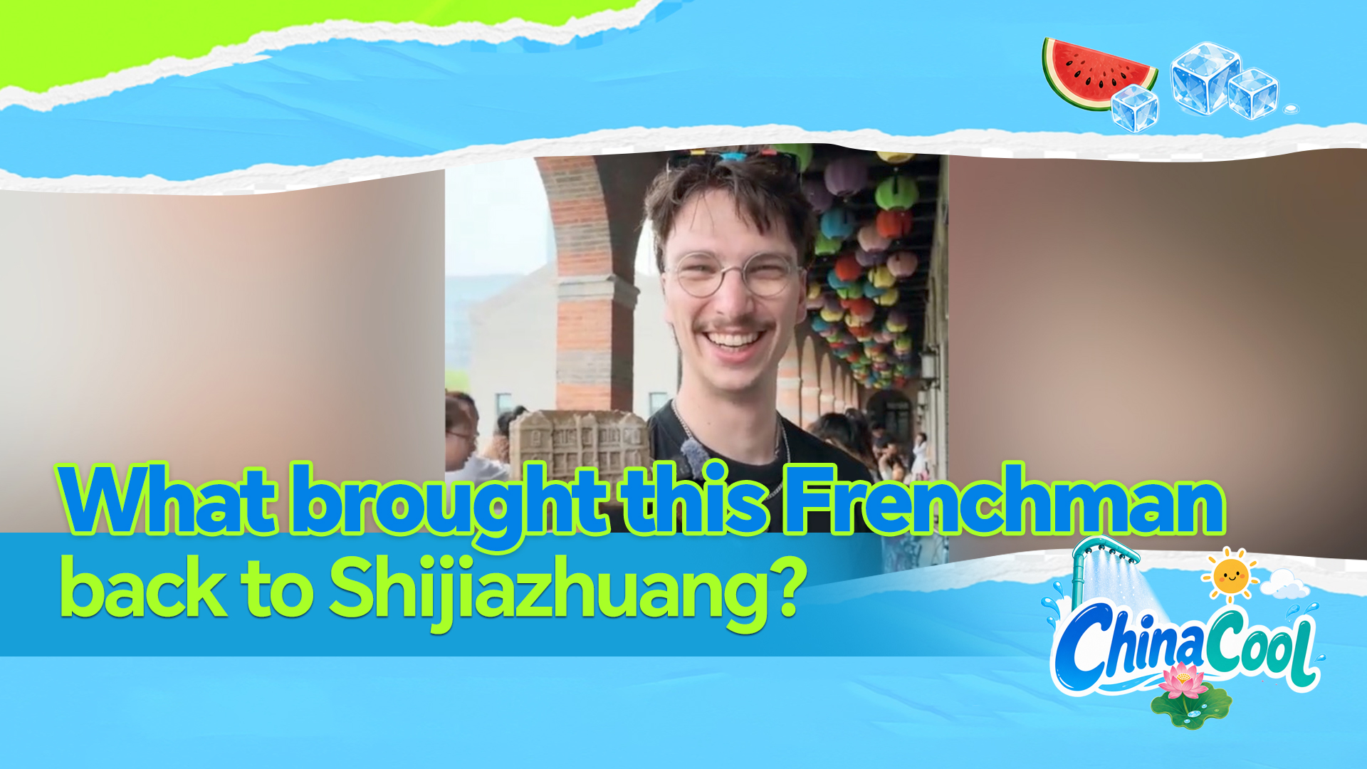 What brought this Frenchman back to Shijiazhuang?
